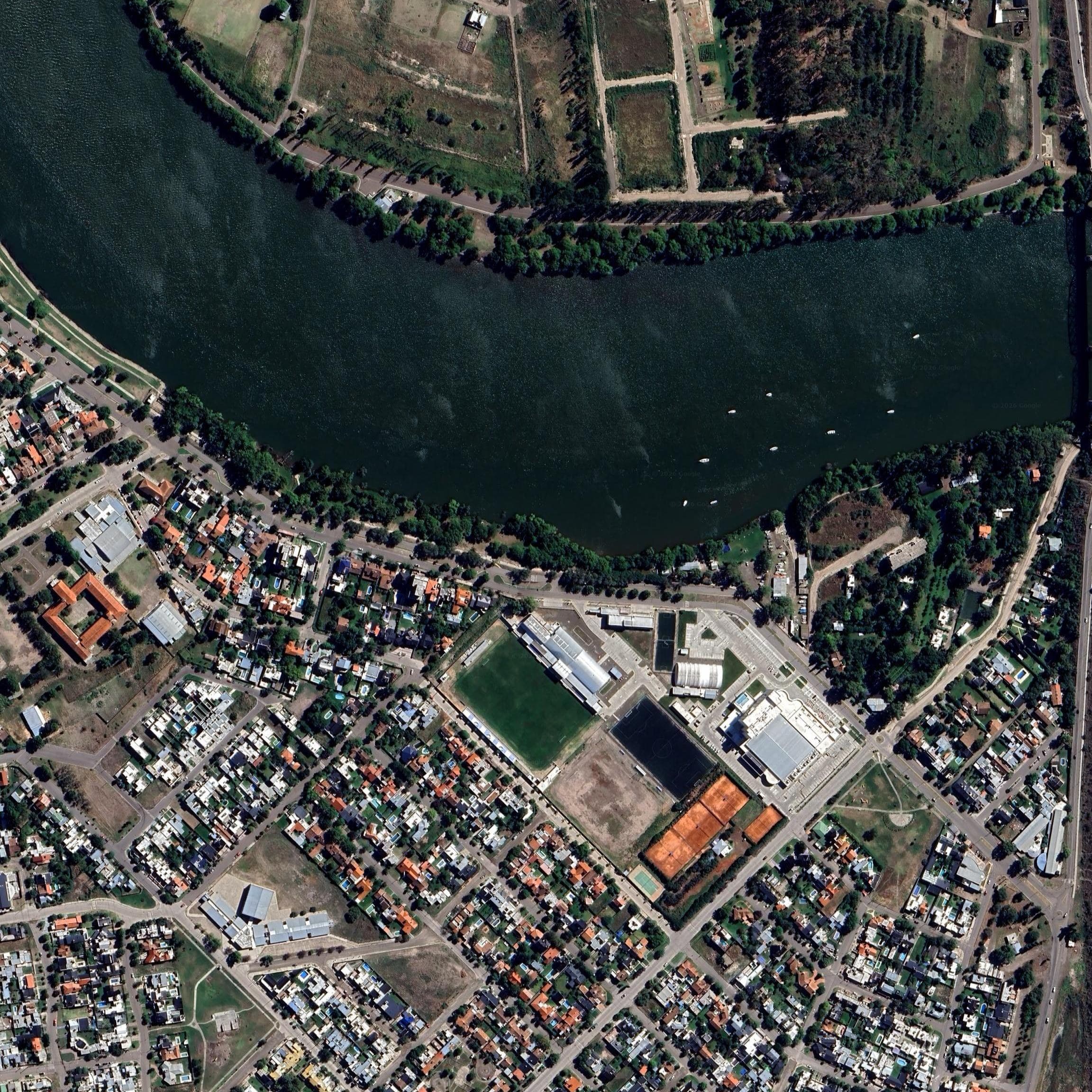 Vista satelital del predio